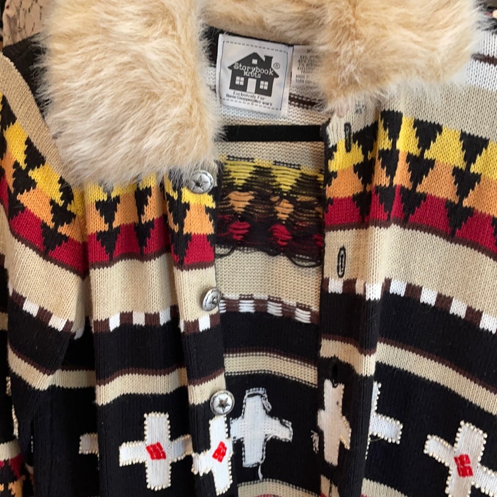 Very warm 3/4 length sweater.